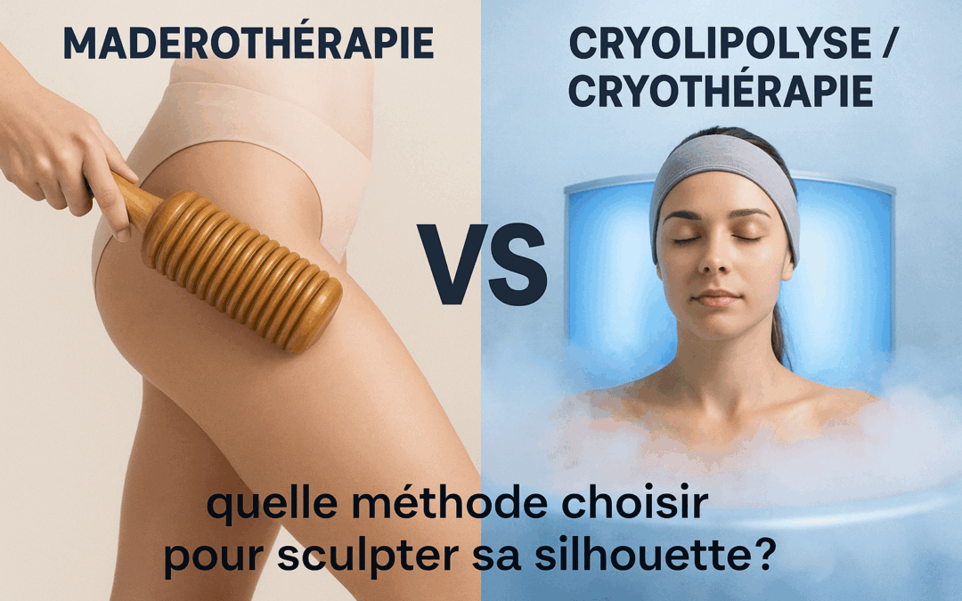 Maderothérapie vs Cryolipolyse / Cryothérapie : quelle méthode choisir pour sculpter sa silhouette ?