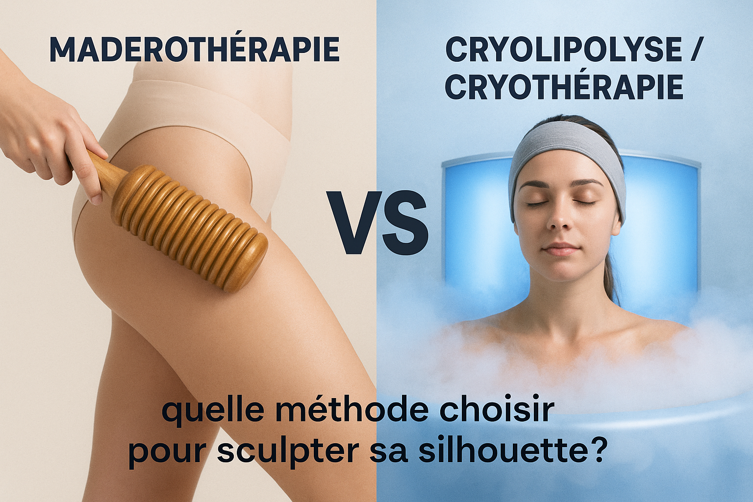 Maderothérapie vs Cryolipolyse Cryothérapie