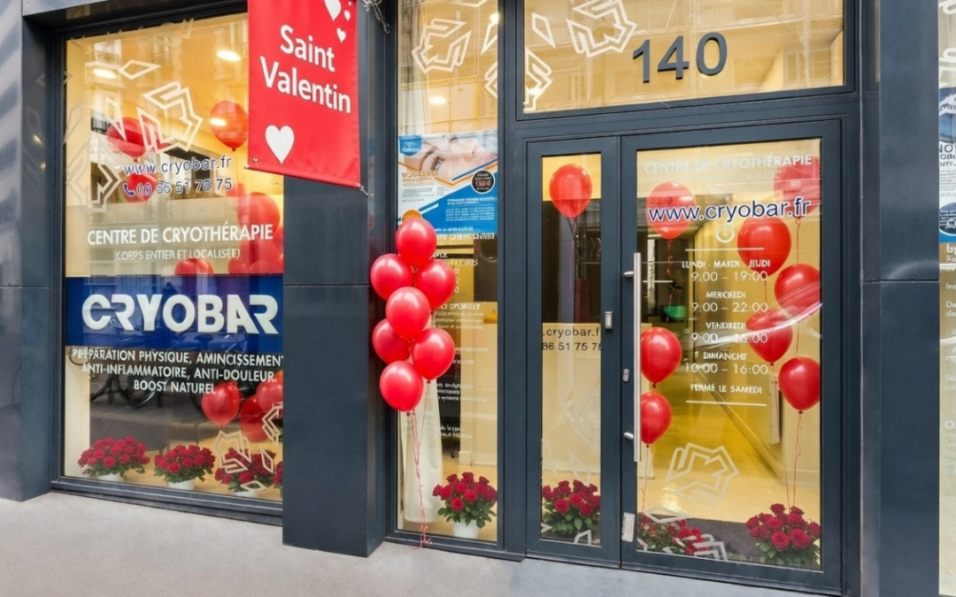 Saint-Valentin : offrez une exp&eacute;rience bien-&ecirc;tre &agrave; deux avec l&rsquo;offre duo Cryobar