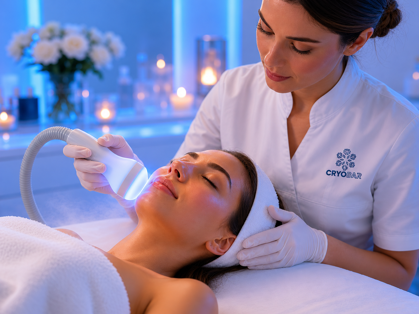 Soin Cryolift visage par le froid chez Cryobar &agrave; Paris