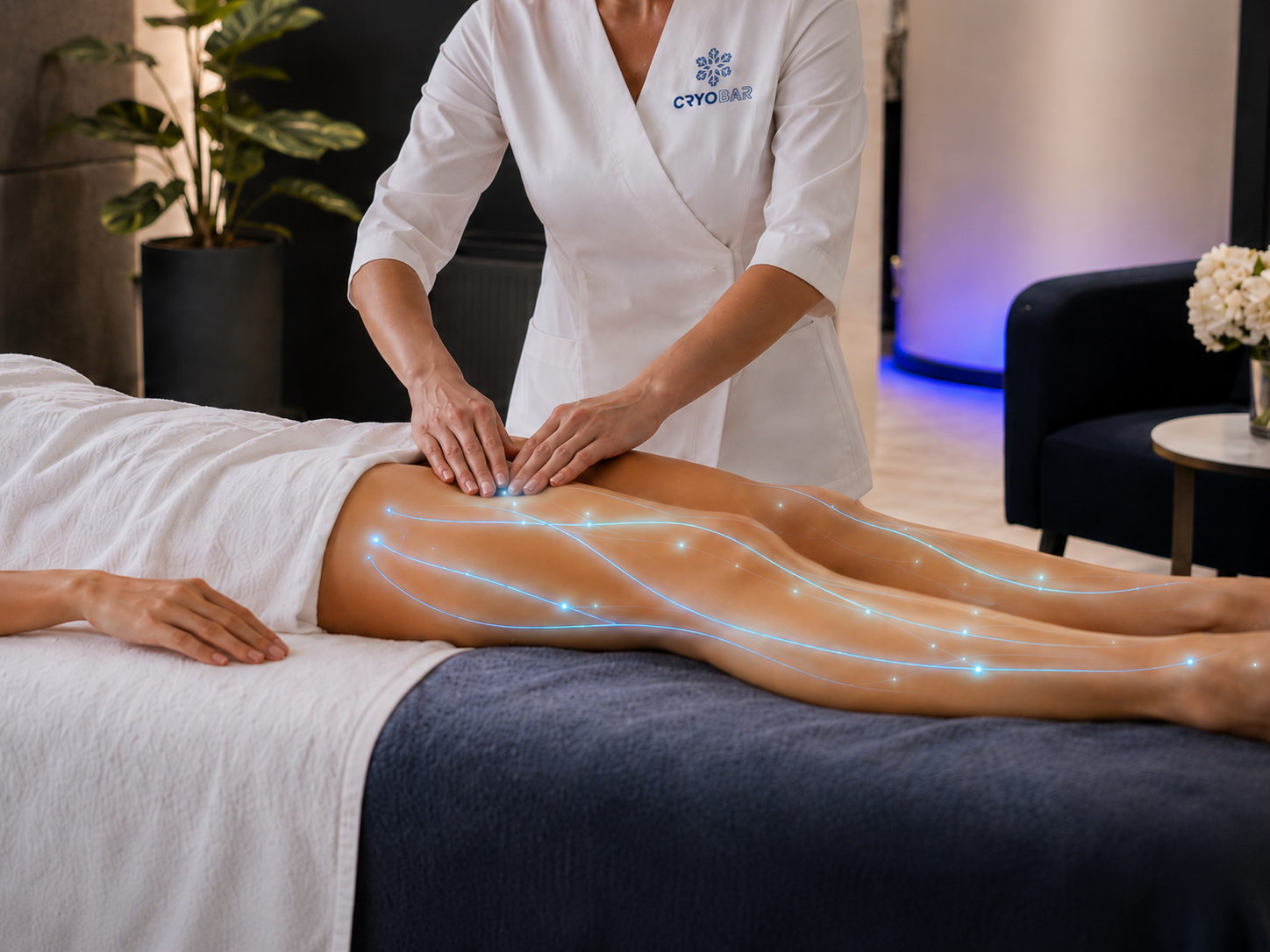 Drainage lymphatique manuel chez Cryobar Paris